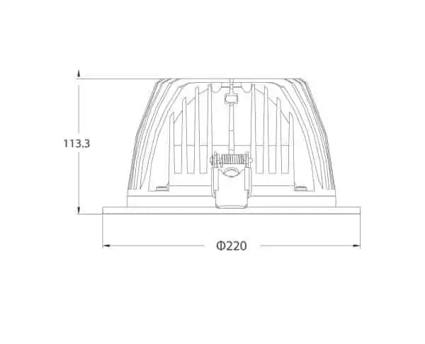 דאונלייט HR רפלקטור 42W - תאורת LED מושלמת – תמונה 2